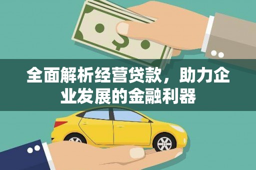 西平全面解析经营贷款，助力企业发展的金融利器