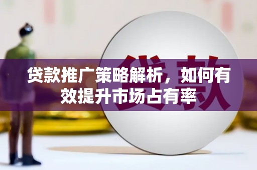 西平贷款推广策略解析，如何有效提升市场占有率