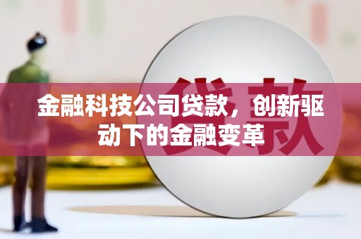 西平金融科技公司贷款，创新驱动下的金融变革