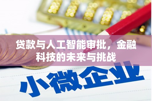 西平贷款与人工智能审批，金融科技的未来与挑战