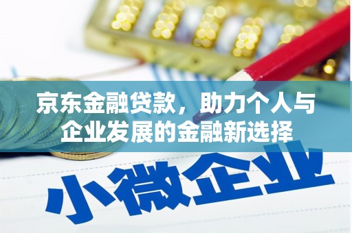 西平京东金融贷款，助力个人与企业发展的金融新选择