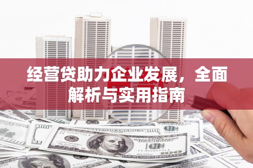 西平经营贷助力企业发展，全面解析与实用指南