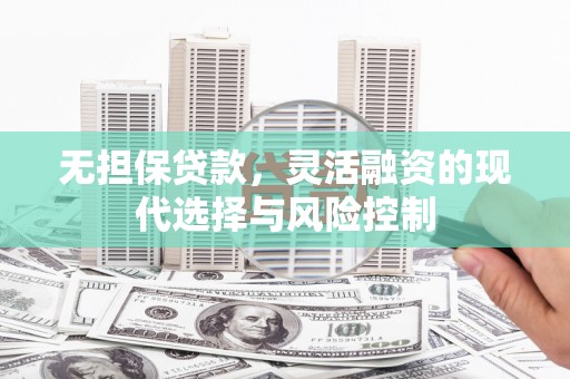西平无担保贷款，灵活融资的现代选择与风险控制