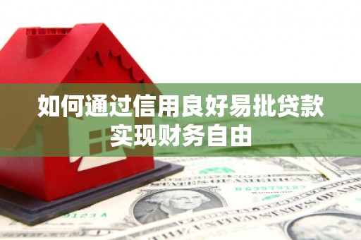 西平如何通过信用良好易批贷款实现财务自由