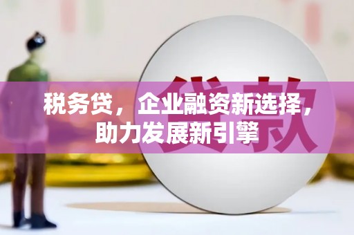 西平税务贷，企业融资新选择，助力发展新引擎