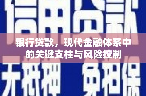 西平银行贷款，现代金融体系中的关键支柱与风险控制
