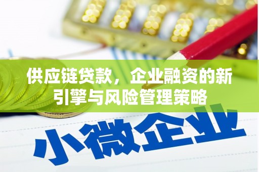 西平供应链贷款，企业融资的新引擎与风险管理策略