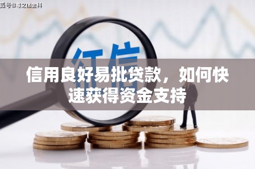 西平信用良好易批贷款，如何快速获得资金支持