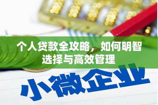 西平个人贷款全攻略，如何明智选择与高效管理