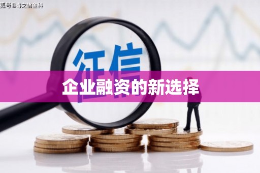 西平企业融资的新选择